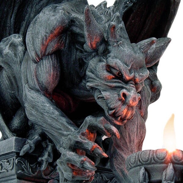 Gargoyle Wall Bracket Candle Holder Statue Decorative Gothic Light